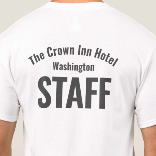 Hotelmitarbeiter Uniform T-Shirt