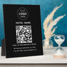 Hotelname Logo und QR Code Services Preise Details