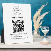 Hotelname Logo und QR Code Services Preise Details