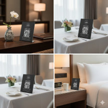 Hotelname Logo und QR Code Services Preise Details