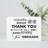 Hotelpersonal und Housekeping Dankeskarte (Stehend Vorderseite)