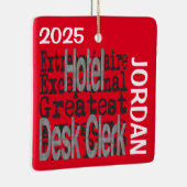 Hotelrezeptionskoryphäe CUSTOM Keramikornament (Rechts)