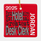 Hotelrezeptionskoryphäe CUSTOM Keramikornament (Vorderseite)