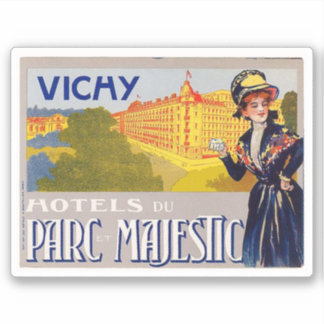 Hotels du Parc Majestic Vichy Frankreich Aufkleber