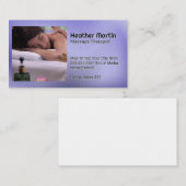 Hotelservices | Spa | Massage Visitenkarte (Vorne/Hinten)