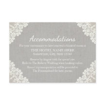 Hotelunterkunft | Rustikale Spitzen und graue Line