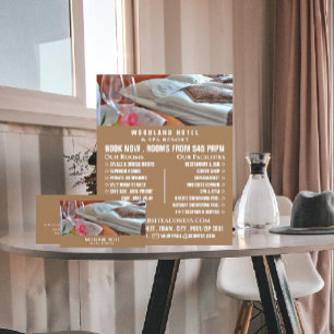 Hotelzimmer, Hotelunterkunft Werbeflyer Flyer