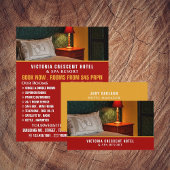 Hotelzimmer, Hotelunterkunft Werbung Flyer