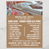 Hotelzimmer, Hotelzimmer Unterkunft Werbung Flyer (Vorne)