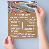 Hotelzimmer, Hotelzimmer Unterkunft Werbung Flyer (Hand)