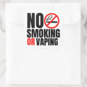 Hotelzimmer Nichtraucher-Zeichen Quadratischer Aufkleber (Tasche)