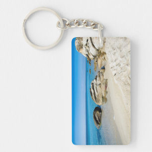 Hotelzimmer Schlüssel schöner Strand Griechenland  Schlüsselanhänger