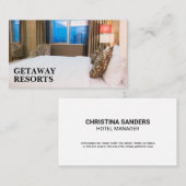 Hotelzimmer Visitenkarte (Vorne/Hinten)