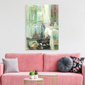Hotelzimmer von John Singer Sargent Leinwanddruck (Insitu (Wohnzimmer))