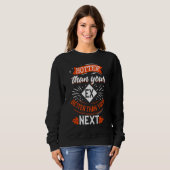 Hoter als dein Ex besser als dein nächster Freund Sweatshirt (Vorne ganz)