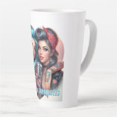 Hotflash Chronicles - Sip, Lachen, wiederholen Lat Milchtasse (Rechte Ecke)