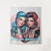 HotFlash Chronicles Tapestry Wandteppich (Vorderseite)