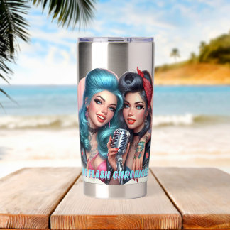 Hotflash Chronicles Tumbler - Sip, Lachen, wiederh Thermobecher