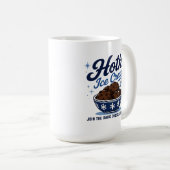 Hoth Eiscreme Dunkle Schokolade Lustig Kaffeetasse (VorderseiteRechts)