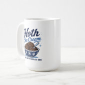 Hoth Eiscreme Dunkle Schokolade Lustig Kaffeetasse (Vorderseite Links)