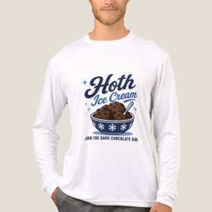 Hoth Eiscreme Dunkle Schokolade Lustig Tri-Blend Shirt