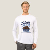 Hoth Eiscreme Dunkle Schokolade Lustig Tri-Blend Shirt (Vorderseite komplett)