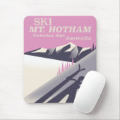 Hotham, Viktorianisches Alpenposter. Mousepad (Mit Mouse)