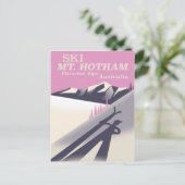 Hotham, Viktorianisches Alpenposter. Postkarte (Stehend Vorderseite)