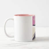 Hotham, Viktorianisches Alpenposter. Zweifarbige Tasse (Links)