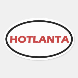 HOTLANTA OVALER AUFKLEBER