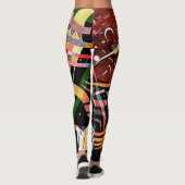 HotLeggings - abstrakter Entwurf - Kandinsky Leggings (Rückseite)