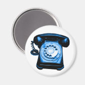 Hotline Blue Magnet (Vorderseite/Rückseite)