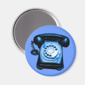 Hotline Blue Magnet (Vorderseite/Rückseite)