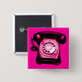Hotline Crimson Button (Vorne & Hinten)
