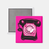 Hotline Crimson Red Magnet (Vorderseite/Rückseite)