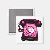 Hotline Crimson Red Magnet (Vorderseite/Rückseite)