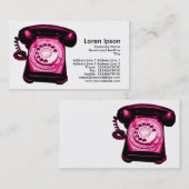 Hotline - Crimson Visitenkarte (Vorne/Hinten)