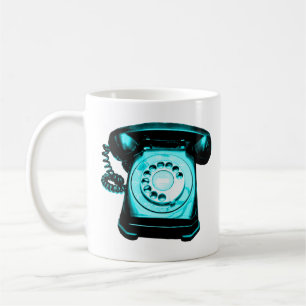 Hotline cyan-blau kaffeetasse