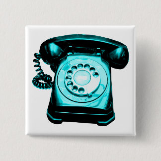 Hotline Cyan Button