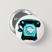 Hotline Cyan Button (Vorne & Hinten)