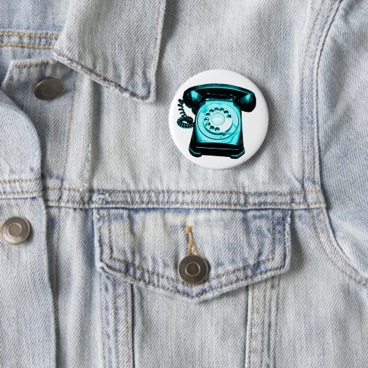 Hotline Cyan Button (Beispiel)