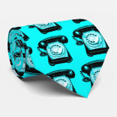 Hotline - Cyan Krawatte (Gerollt)
