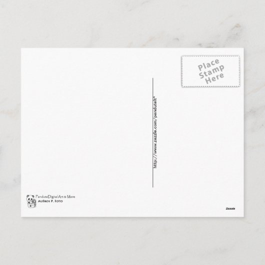 Hotline für Eggmen Freunde Ostern Postkarte (Rückseite)