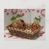 Hotline für Eggmen Freunde Ostern Postkarte (Vorderseite)