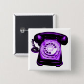 Hotline Lila Button (Vorne & Hinten)