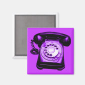 Hotline Lila Magnet (Vorderseite/Rückseite)