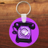 Hotline Lila Schlüsselanhänger (Vorderseite)