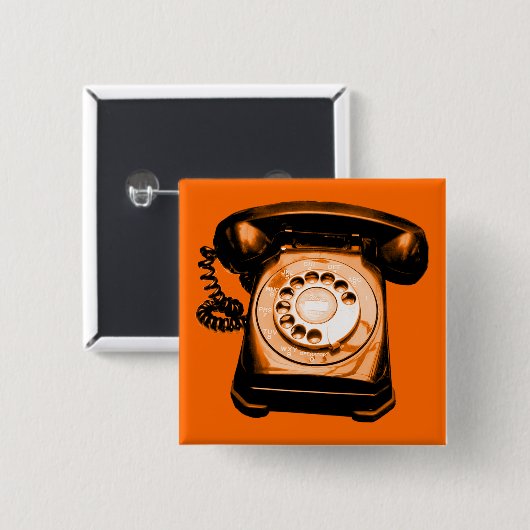 Hotline Orange Button (Vorne & Hinten)