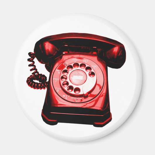 Hotline Red Magnet (Vorne)