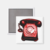Hotline Red Magnet (Vorderseite/Rückseite)